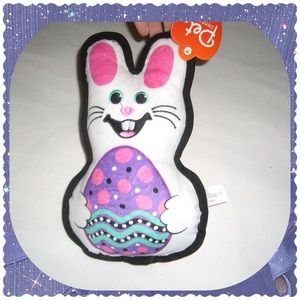 Easter Bunny with Egg Plush Dog Toy Med-Lge Breeds new